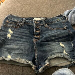Torrid denim shorts size 10
